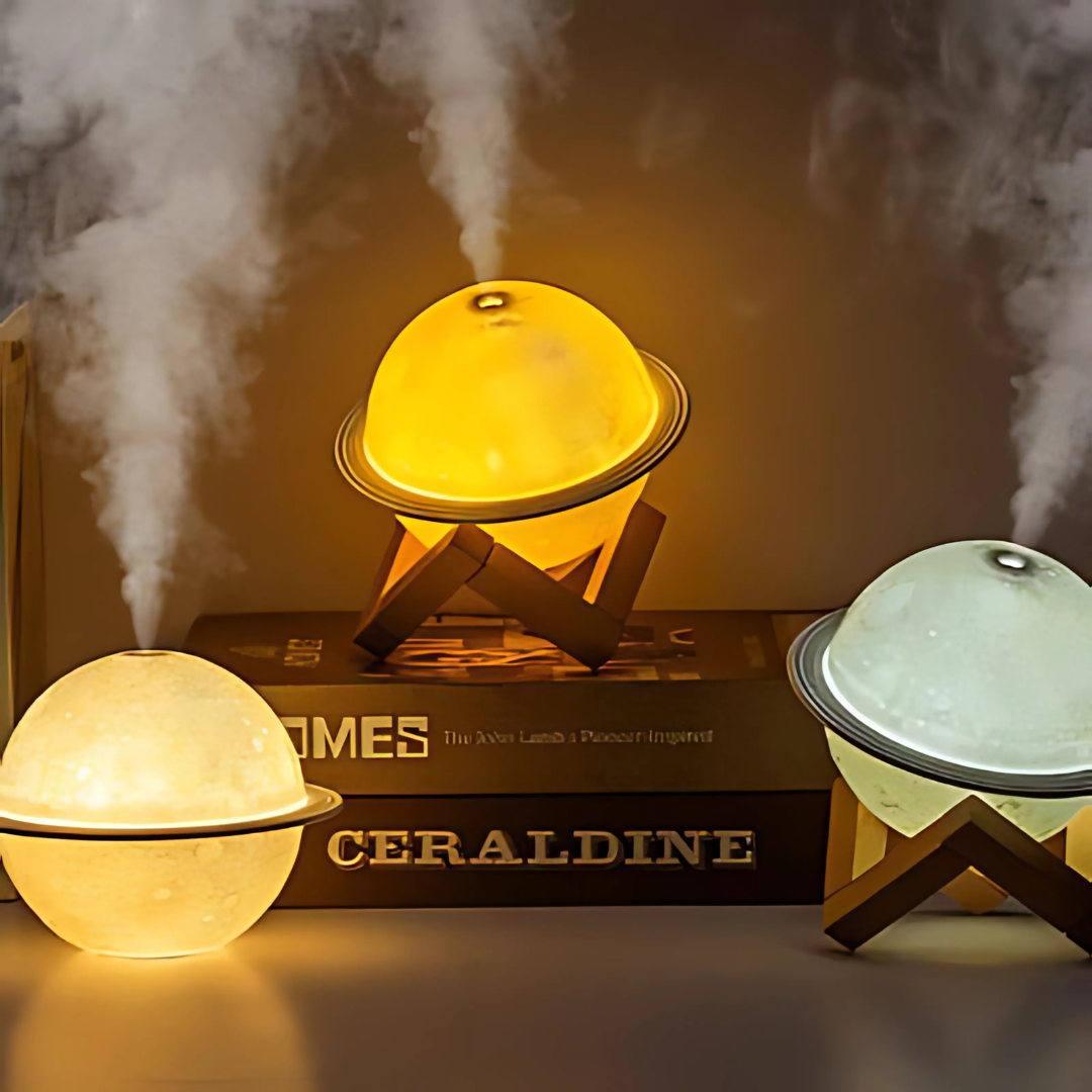 BowLift | Moon Diffuser LED Humidifier Night Light