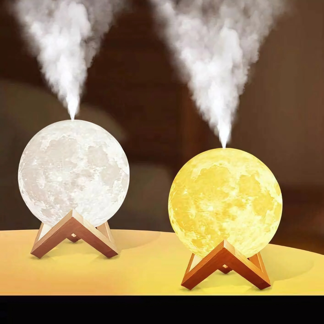 BowLift | Diffuser LED Humidifier Moon Lamp Light