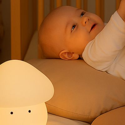 BowLift | Paddie Mushroom Night Light – Soft Silicone Lamp for Kids