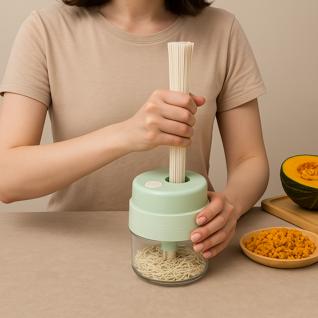 BowLift | 2in1 Portable Vegetable Slicer Blender