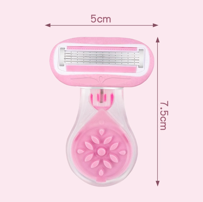 BowLift | Compact Pink Lady Protective Razor Set