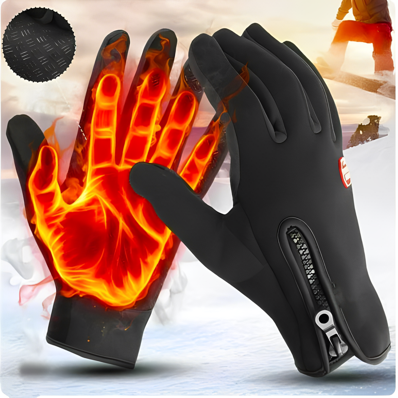 BowLift | Heated Gloves Electric Heating Cycling Gloves Ski Gloves for Men and Women