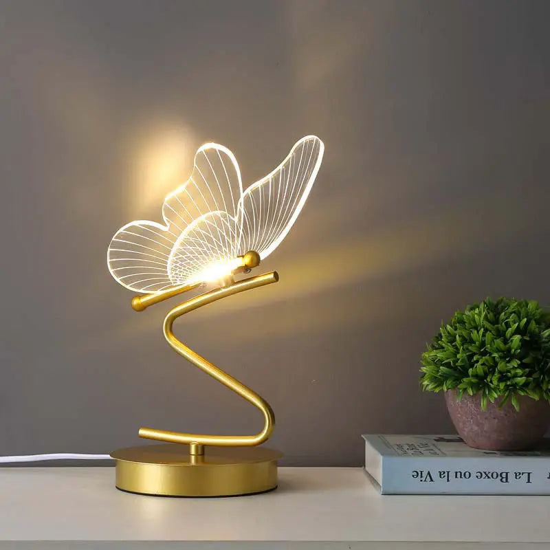 BowLift | Luxury Butterfly Table Lamp – Elegant LED Mood Lighting for Home & Office
