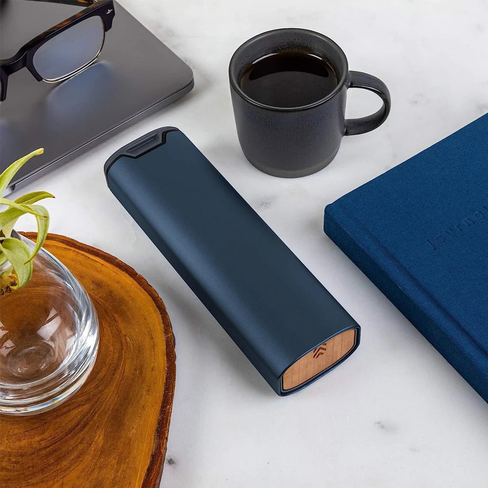 BowLift | Weekly Pill Organizer | Premium Aluminium & Wooden Design for Home, Office & Travel