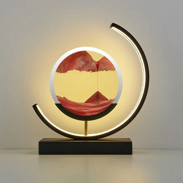 BowLift | 3D Hourglass LED Lamp, Mesmerizing Sand Art for Home Decor
