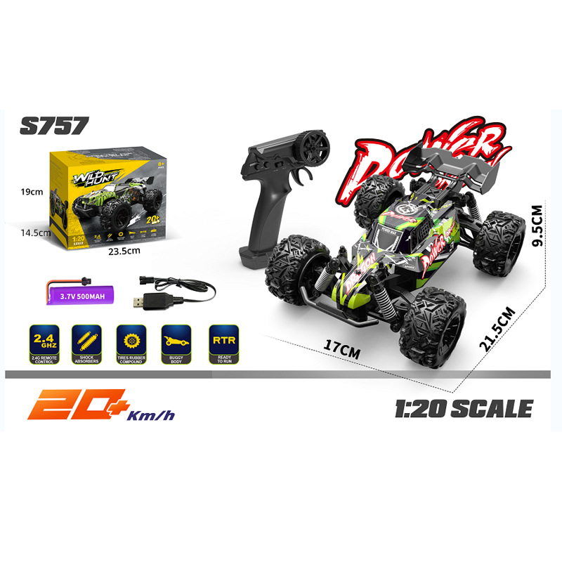 BowLift | High Speed Remote Control Off-Road Monster Truck – 1:20 Scale