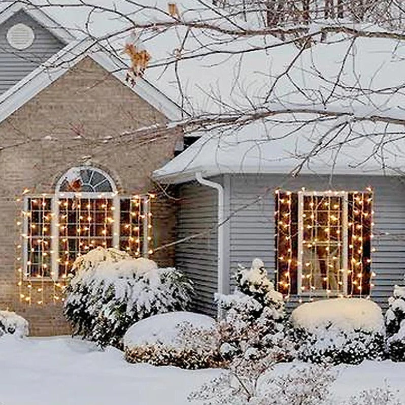BowLift | 300-LED Warm White String Curtain Light, 10ft. length