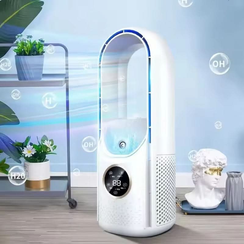 BowLift | CoolMist – Blade-Free Fan with Air Purifier