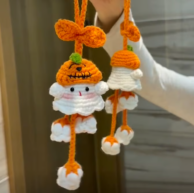 BowLift | Halloween Crochet Kit | Witch Ghost Design | DIY Handmade Plush Décor