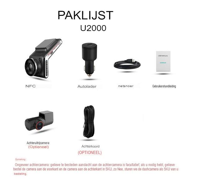 BowLift | 4K Dual Dash Cam Front and Rear – F1.8 Lens, Night Vision & 24/7 Parking Mode | DriveCam