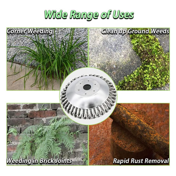 BowLift | Carbon Steel Weed Brush Trimmer – Indestructible Head