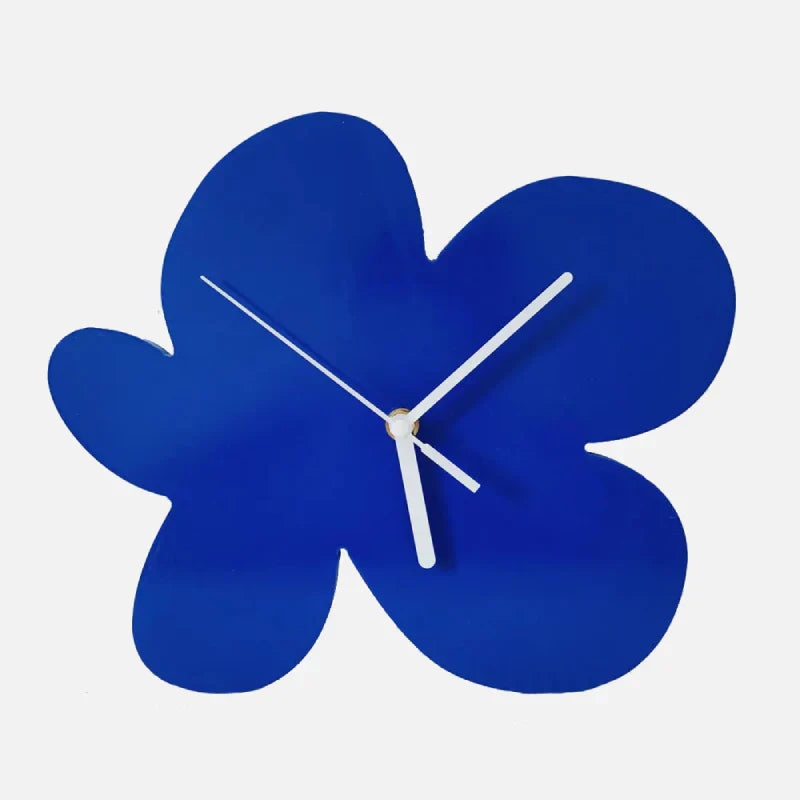 BowLift | Small Blue Geometric Wall Clock