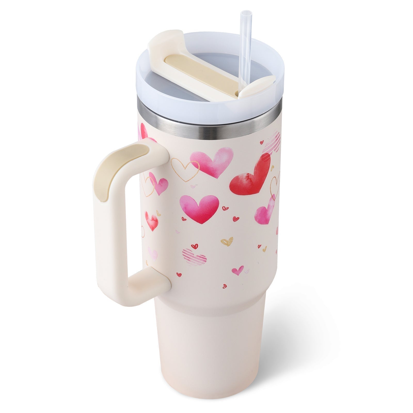 BowLift | Insulated Mug with Handle and Straw - ChillMate