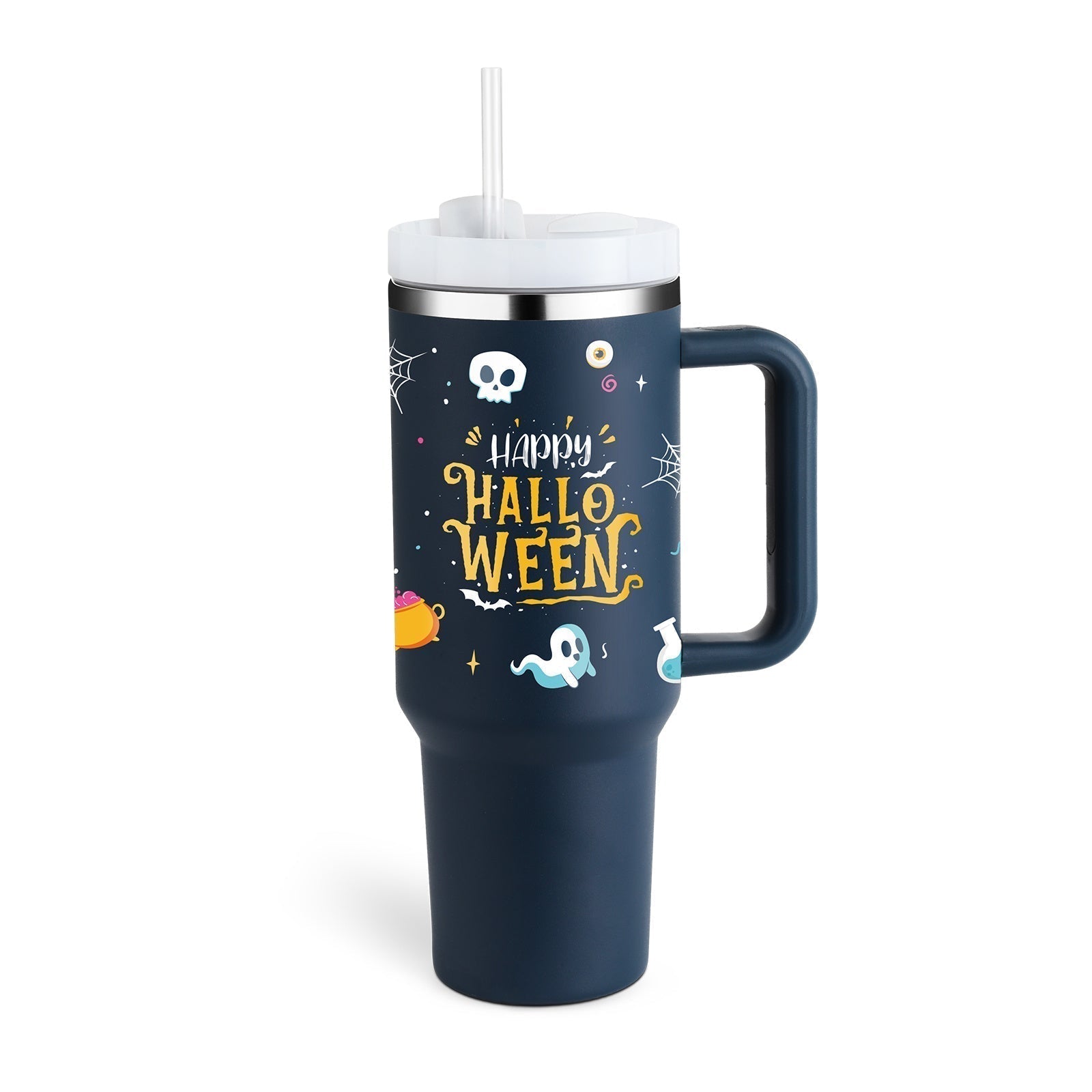 BowLift | Insulated Mug with Handle and Straw - ChillMate