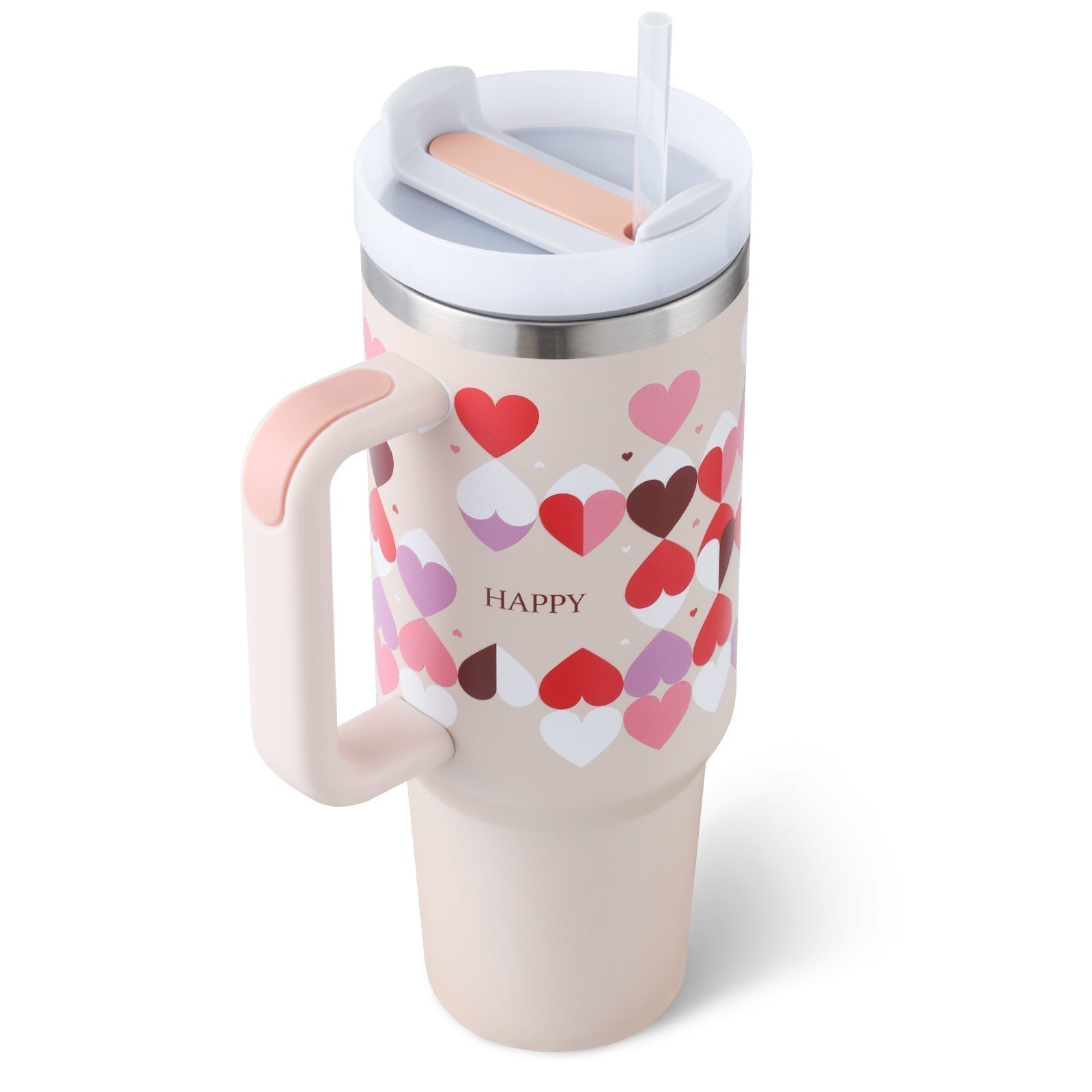 BowLift | Insulated Mug with Handle and Straw - ChillMate