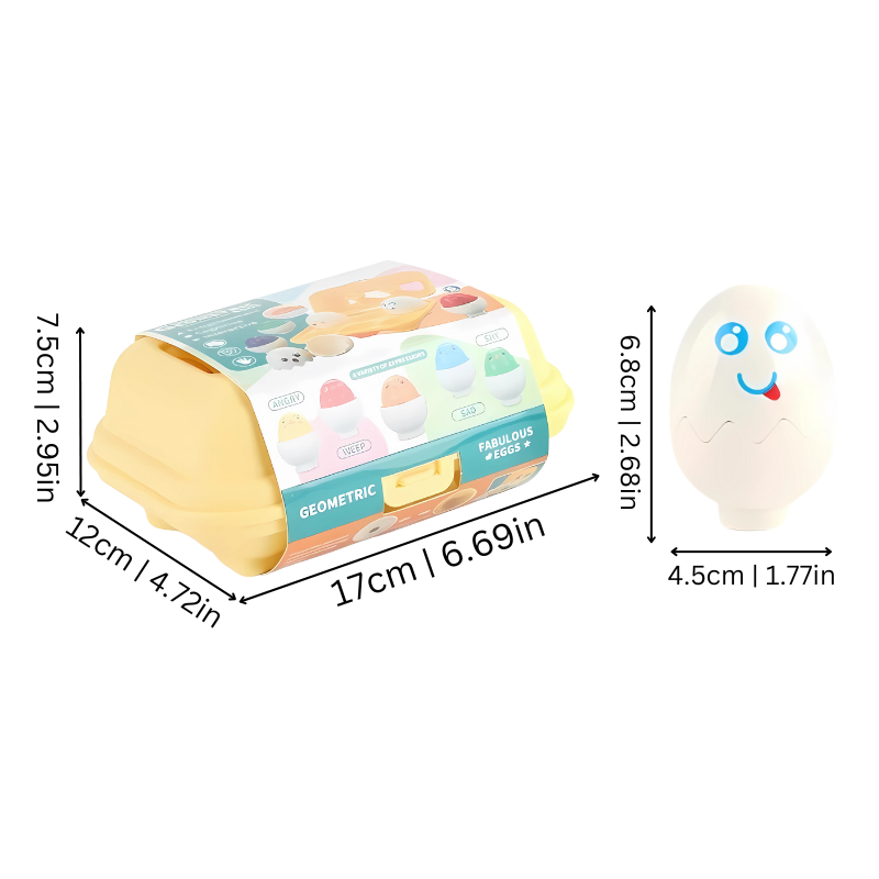 BowLift | Educational Plastic Colour Matching Egg Toy