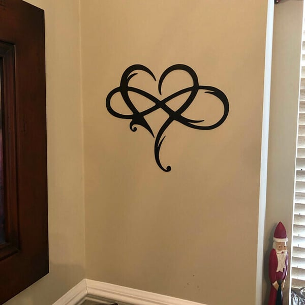 BowLift | Iron Wall Art with Infinity Heart - InfiniteHeart