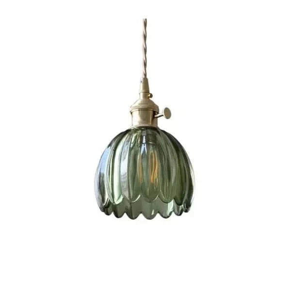 BowLift | Glass Flower Pendant Light – Japanese Style