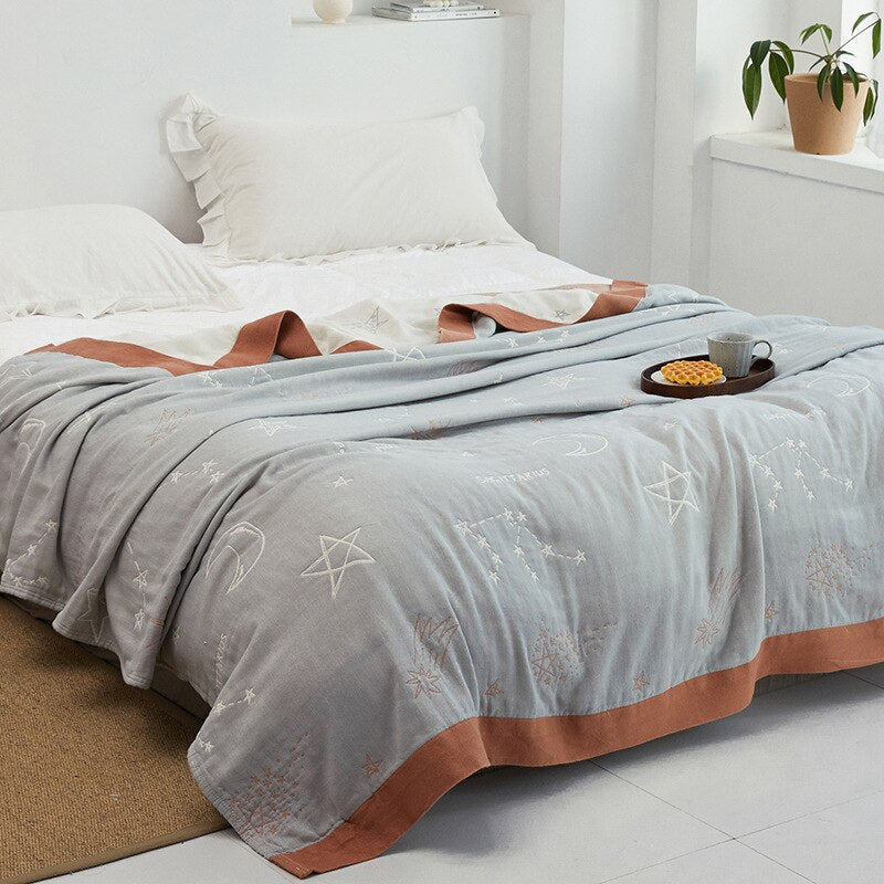BowLift | Premium Cotton Blanket with Elegant Design – Soft, Luxurious & Versatile Throw