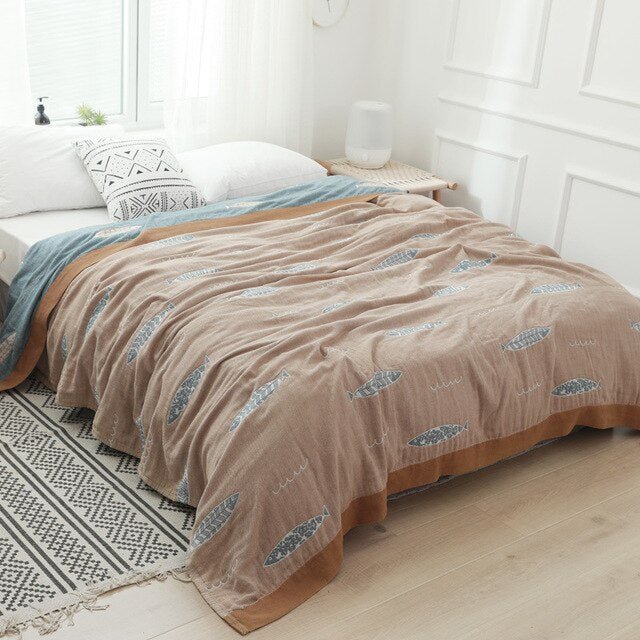 BowLift | Premium Cotton Blanket with Elegant Design – Soft, Luxurious & Versatile Throw