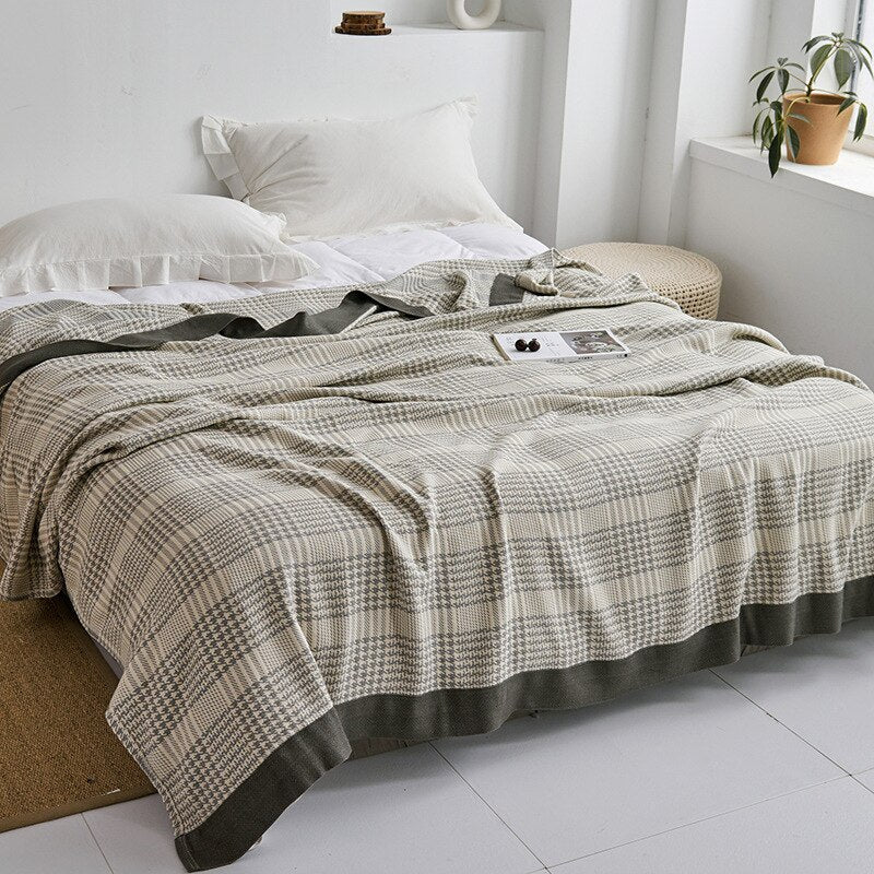 BowLift | Premium Cotton Blanket with Elegant Design – Soft, Luxurious & Versatile Throw