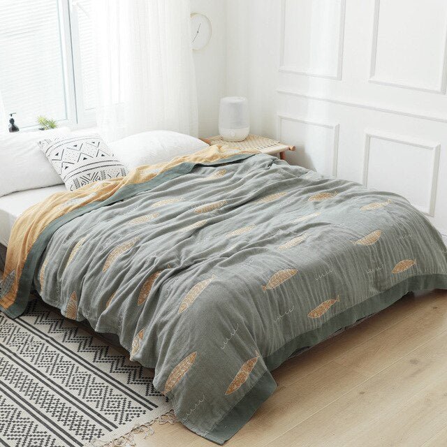 BowLift | Premium Cotton Blanket with Elegant Design – Soft, Luxurious & Versatile Throw