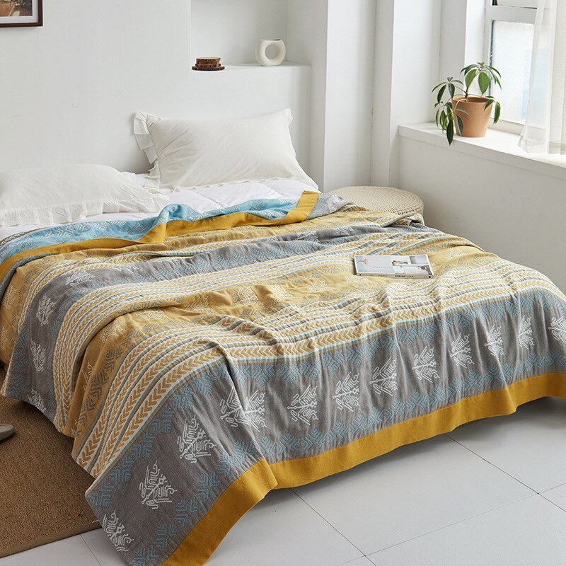 BowLift | Premium Cotton Blanket with Elegant Design – Soft, Luxurious & Versatile Throw