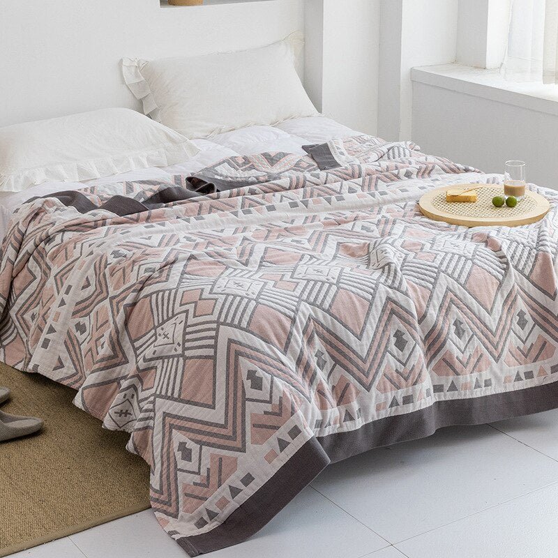 BowLift | Premium Cotton Blanket with Elegant Design – Soft, Luxurious & Versatile Throw