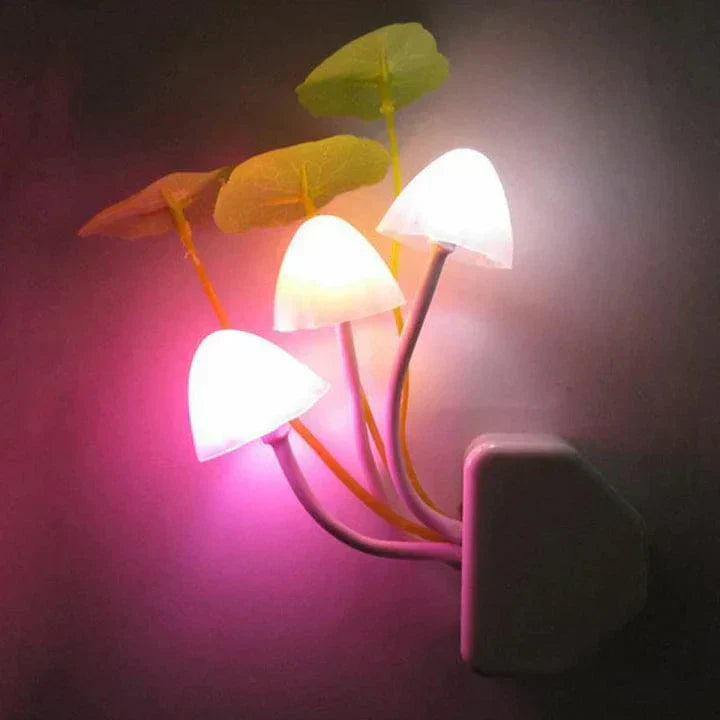 BowLift | Mushroom Night Light LED – Energy Saving with Smart Sensor | Magical Mood Lighting for Children's Room