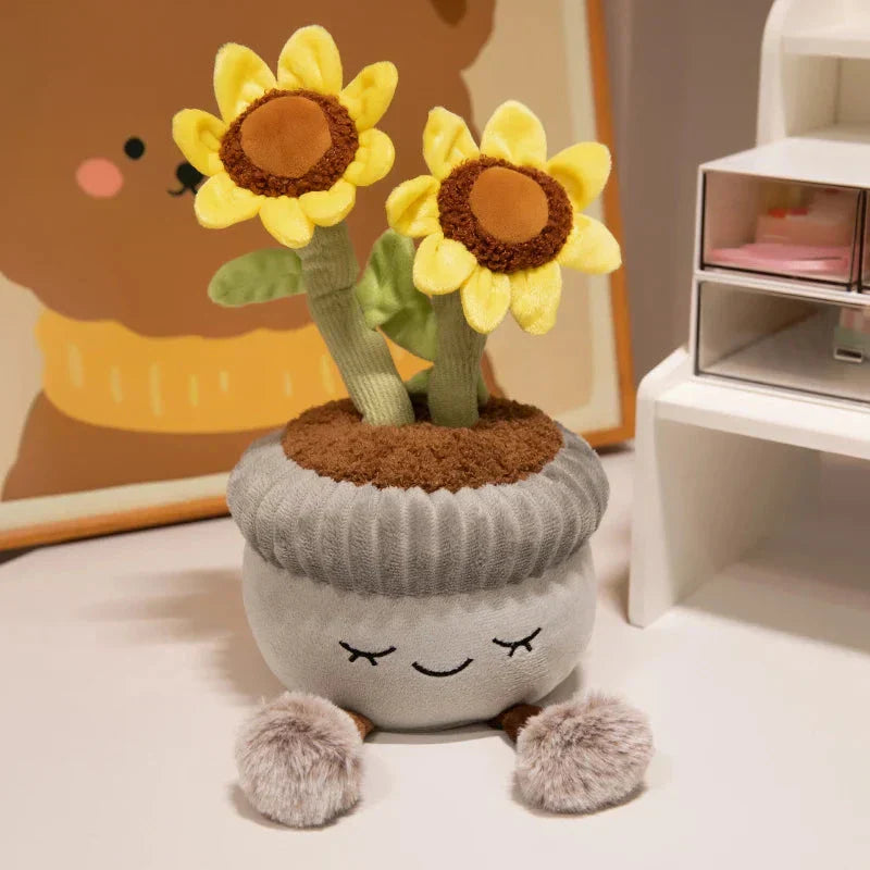 BowLift | Cute Cactus Flower Plant Plushie