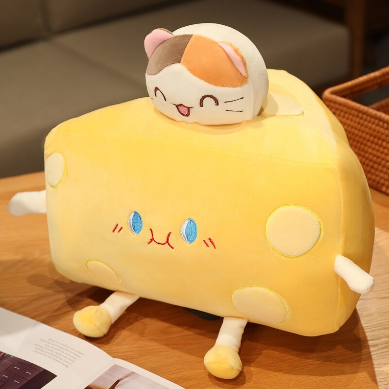 BowLift | Cute Cheese Block Plushie