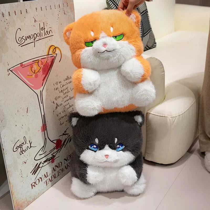 BowLift | Cute Chubby Gray Ginger Cat Plushies