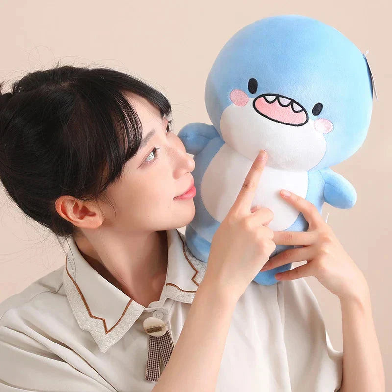 BowLift | Fatty Blue Cartoon Shark Plush