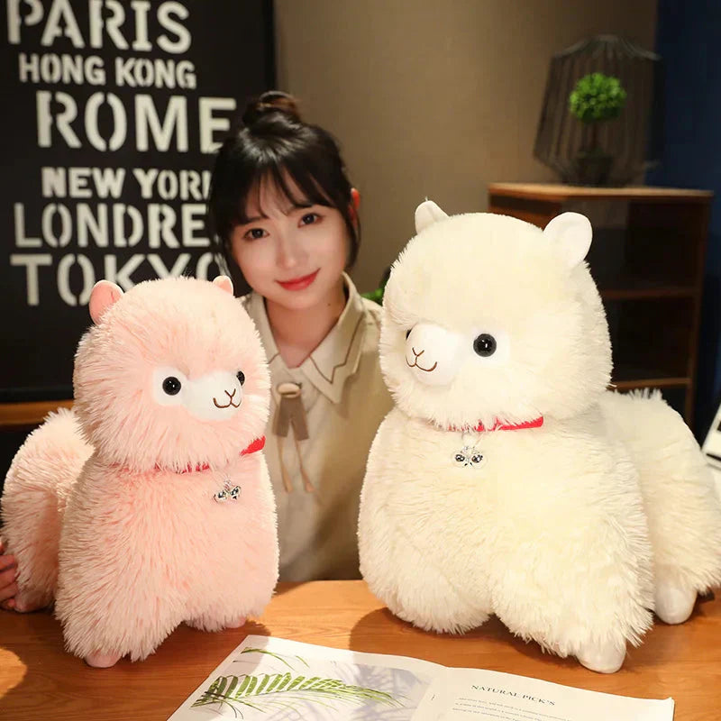 BowLift | Fluffy Alpaca Llama Plushies with Bell