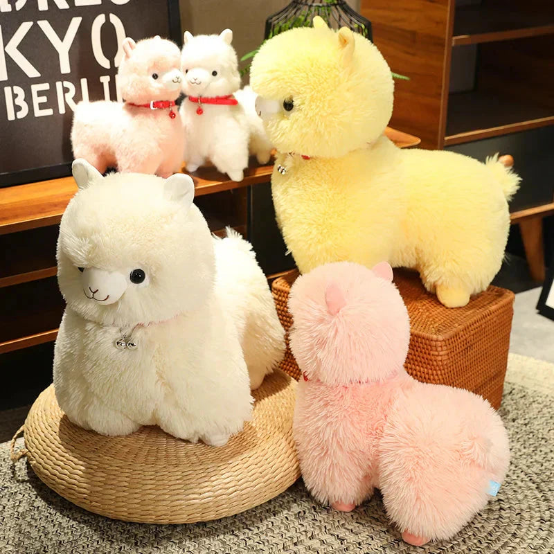 BowLift | Fluffy Alpaca Llama Plushies with Bell