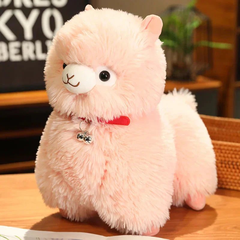 BowLift | Fluffy Alpaca Llama Plushies with Bell