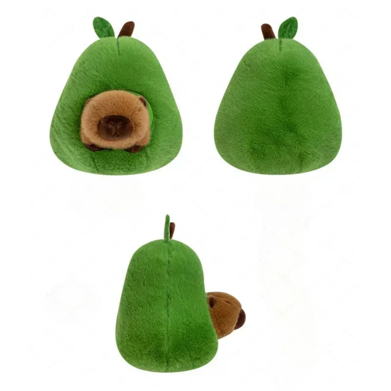 BowLift | Fluffy Avocado Capybara Plushie