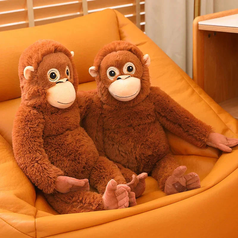BowLift | Fluffy Baby Orangutan Monkey Plushie