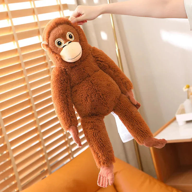 BowLift | Fluffy Baby Orangutan Monkey Plushie