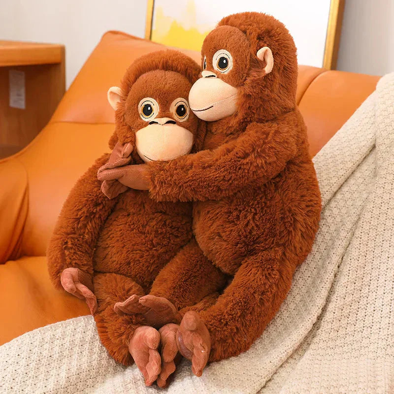 BowLift | Fluffy Baby Orangutan Monkey Plushie