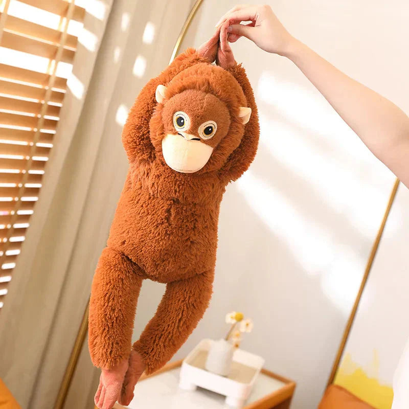 BowLift | Fluffy Baby Orangutan Monkey Plushie