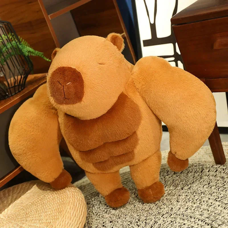 BowLift | Fluffy Muscular Capybara Plush