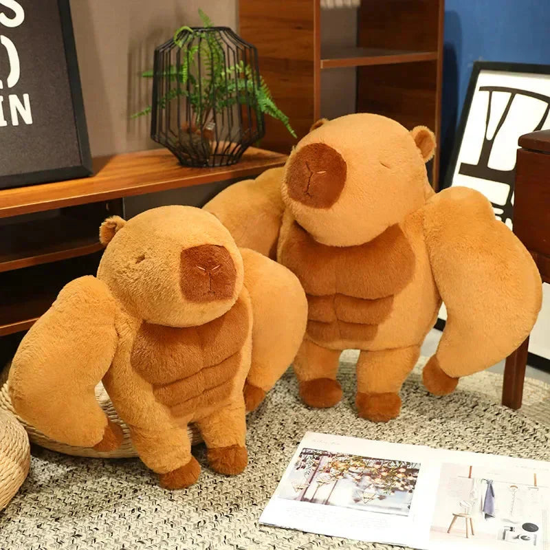 BowLift | Fluffy Muscular Capybara Plush