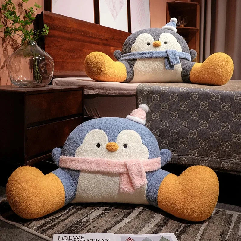 BowLift | Fluffy Penguin Backrest Cushion Pillow Seat