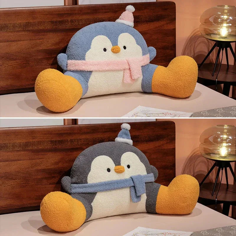 BowLift | Fluffy Penguin Backrest Cushion Pillow Seat