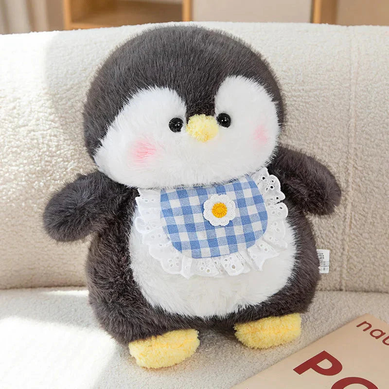 BowLift | Fluffy Penguin Squad Plushies with Bib