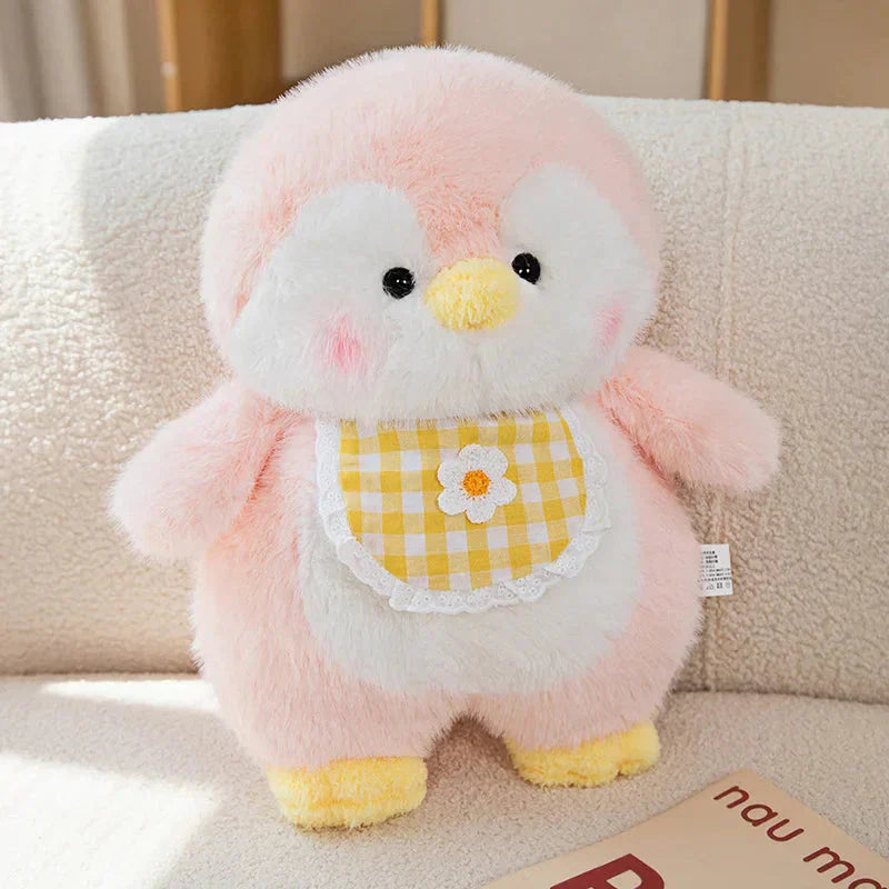 BowLift | Fluffy Penguin Squad Plushies with Bib
