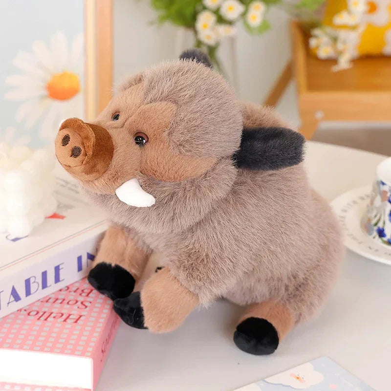 BowLift | Fluffy Wild Boar Plushie Soft Toy