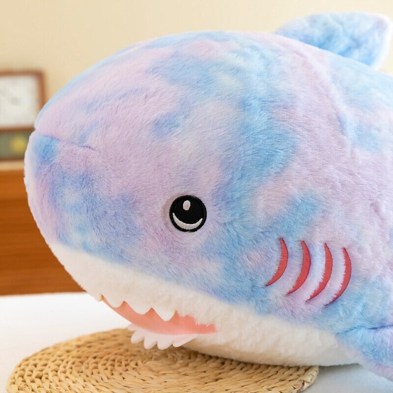 BowLift | Fuzzy Rainbow Shark Plushie