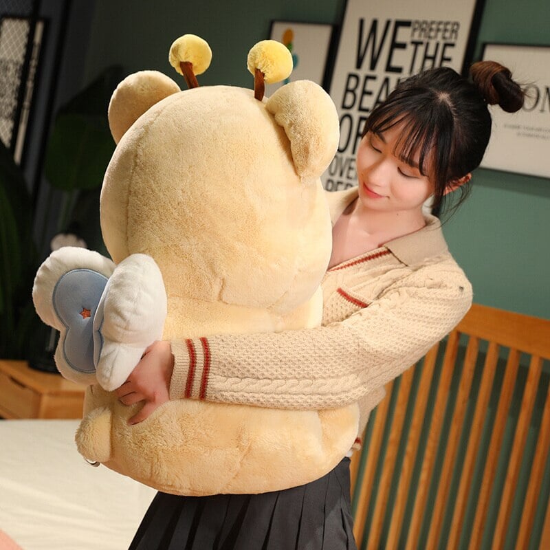 BowLift | Gem the Bumble Bee Brown Bear Plushie